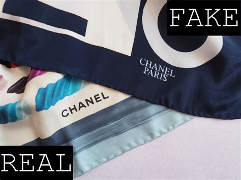 chanel scarf fake vs real|authentic chanel scarf.